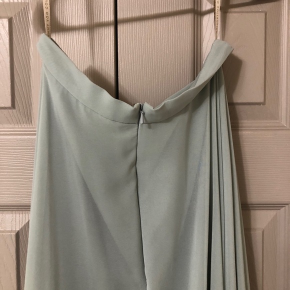 Jenny Yoo Collection Luxe Chiffon Blue Skirt Size 0 - Picture 3 of 6